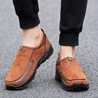 HOT★ขนาดใหญ่สีรองเท้าผู้ชาย Breathable นุ่มด้านล่างตื้น Loafers ลำลองกีฬากลางแจ้งรองเท้า Zapatillas Hombre