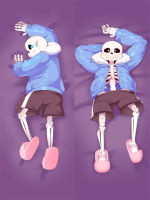 ญี่ปุ่นอะนิเมะเกม dakimakara Undertale Sans x frisk Sans DIY ที่กำหนดเองปลอกหมอนกอดร่างกาย pillowcas บ้านเตียง