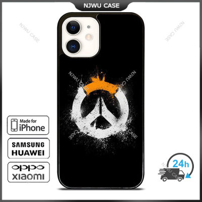 Overwatch Symbol Phone Case for iPhone 14 Pro Max / iPhone 13 Pro Max / iPhone 12 Pro Max / XS Max / Samsung Galaxy Note 10 Plus / S22 Ultra / S21 Plus Anti-fall Protective Case Cover