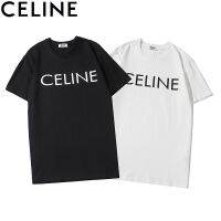 ⋌⋛CNE ผู้ชายและผู้หญิงแฟชั่นลำลองเสื้อยืดแขนสั้น