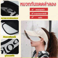 ouding หมวกปีกผู้หญิงเวอร์ชั่นใหม่แบบเกาหลีสำหรับกิจกรรมกลางแจ้งป้องกันแสง UV