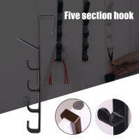 Hook Multi-Purpose 5-Link Kitchen Bathroom Wall Rack No Punching And Trackless Sticking ชั้นวางของในห้องน้ำที่ปลอดภัยและมั่นคง