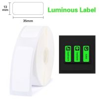 Niimbot D11 Luminous Label Sticker 13*35mm D110 Label Paper Waterproof Label Tape for NIIMBOT D11 Labeling Machine Typewriter