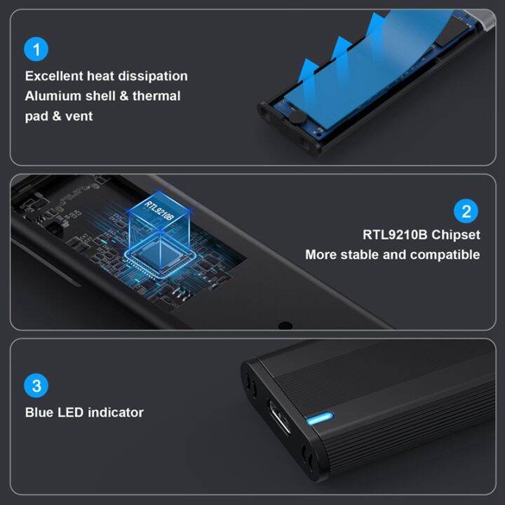 m2-ssd-case-nvme-sata-dual-protocol-m-2-to-usb-type-c-3-1-ssd-adapter-for-nvme-pcie-ngff-sata-ssd-disk-box-m-2-ssd-case