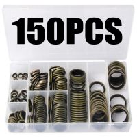 150pcs Bonded Seal Sealing Ring Assortment Kit Oil Drain Screw Seal Set M6 M8 M10 M12 M14 M16 M18 M20 M22 M24