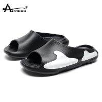 New Summer Outdoor Slippers Men High Quality EVA Soft Indoor Bathroom Flip Flops Mens Shoes Non-slip Casual Sandals Size 46