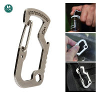 Survival Multi Tools Carabiner Key Chain Keyring Travel Bottle Opener Cap Camping Climbing Snap Clip Lock Hook Camping Tools