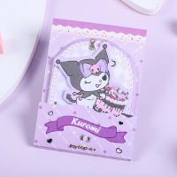 Sanrio สติกเกอร์คู่มือนักเรียนคู่น่ารักทำนอง Cinnamoroll Kuromi สติกเกอร์ติดสเก็ตบอร์ดการ์ตูนเด็กน่ารักของขวัญ