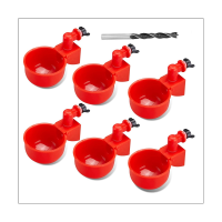 Chicken Water Cups, for Poultry Filling Waterer Poultry Drinking Bowl for Chicken