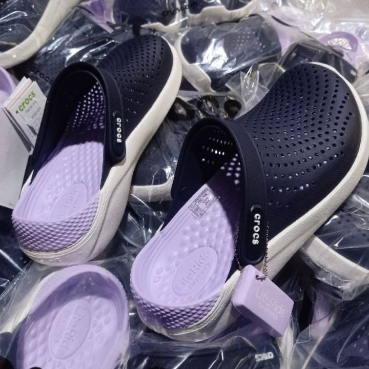 crocs-literide-clog-สินค้าใหม่-ขายดี-ชนช้อป-สีใหม่พร้อมส่ง-รองเท้าแตะ-รองเท้ารัดส้น-ชาย-หญิง-รองเท้าทรงหัวโต