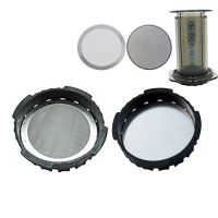 【LZ】❆♂✆  2 Pçs/lote 61MM Café Metal Malha Filtro Reutilizável Filtro De Aço Inoxidável Malha Para Aeropress Cafeteira Ferramenta Acessórios de Cozinha