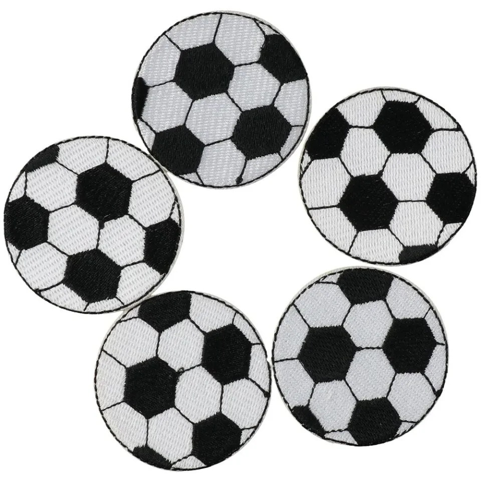 VENTUR 15 PCS Football Iron on Patches Sewing Repair Patches Clothing  Soccer Ball Embroidered Patches Jackets