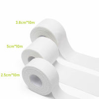 36 Rolls White Sawtooth Athletic Sports Tape Cotton Medical Adhesive Tape Bandage for Knee Wrist Ankle Muscle Strain Injury