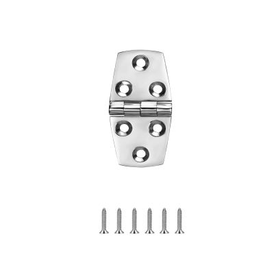 ✾┇ Marine Grade Stainless Steel Boat Strap Hinges 3 Inch X 1.5 inches(76 X 38MM) With SS Screws
