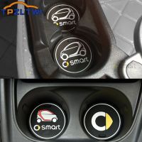 【YP】 Coaster copo do carro suportes de antiderrapante embutido em ornamentos coaster para smart fortwo forfour 451 453 acessórios interiores