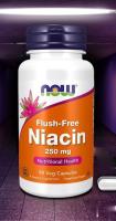 Vitamin B-3 / Niacin Flush Free by NOW FOODS