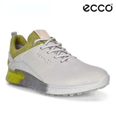ECCOOรองเท้ากอล์ฟหนังผู้ชายรองเท้ากอล์ฟเล็บคงที่สลิปจับรองเท้าผ้าใบรองเท้าผู้ชาย