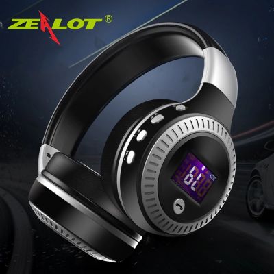 ZEALOT B19 LCD Bass Stereo Bluetooth Headphone Wireless Headset หูฟังบลูทูธ หูฟังระบบเสียงสเตอริโอ