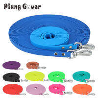 PVC สายจูงสุนัขยาว Cat Traction Lead Rope Candy Color Outdoor Short Leash Blue Rose Red Yellow