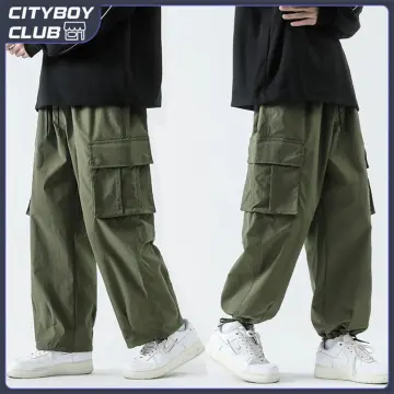 Cargo Pants Basic Plus Size Mens Wear