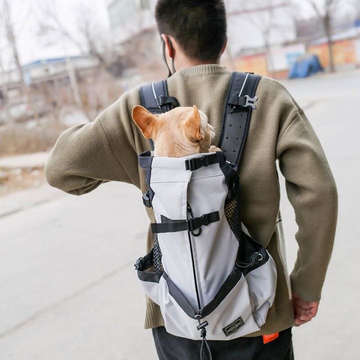 อุปกรณ์ถุงใส่ของสุนัขบูลด็อกฝรั่งเศสระบายอากาศได้ดีสำหรับลูกสุนัขเป้สุนัขปานกลางสำหรับสัตว์เลี้ยง