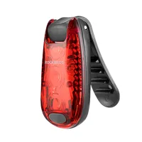 ROCKBROS Bicycle Tail Light MTB Road Warning Helmet Light Rear Bag Light Cycling Mini Portable Bike Accessories