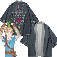 Tears Kingdom Link คอสเพลย์ Zelda cloak kimono Cardigan Robe เครื่องแต่งกายพิมพ์เสื้อลำลองผู้หญิงผู้ชายผู้ใหญ่ฮาโลวีน Suit