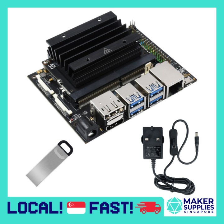 Waveshare NVIDIA Jetson Nano 4GB Developer Kit B01 Preinstalled JetPack