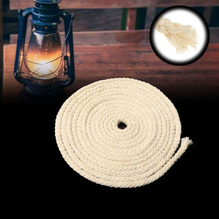 3M Soft Cotton Oil Lamp Round Wick For 6 To 8 MM Diameter Alcohol Lamp Holder Candle DIY Lazada PH