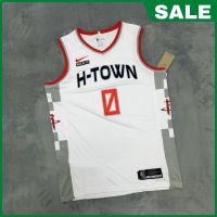 Top-quality 2020-21 Nba Basketball Mens Jersey Houston Rockets 0 Jalen Green Jerseys Heat Pressed White