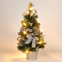 【CW】 40cm Mini Xmas Tree Night Light Decoration Pine Table LED Christmas Home New Year Gift