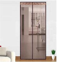 【LZ】✘☌  Anti-mosquito door curtain home magic tape screen door magnet screen door partition curtain magnetic anti-mosquito screen door