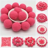 Watermelon Pompoms 8/10/15/20/25/30mm Fur Plush Ball Craft DIY Soft Pompon Wedding Home Garment Sewing on Cloth Accessories 20g