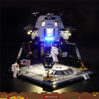 WUHUI Led Light Up Kit สำหรับ10266 Apollo 11 Lunar Module Building Blocks ไม่รวมบล็อกชุดอาคารชุดของเล่นรูป Action Figure อิฐอาคารสำหรับเด็กก่อนวัยเรียนอายุ3 + ของเล่นเด็ก