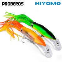 PROBEROS 1PCS Octopus Hard เหยื่อ14ซม. 40G ลอย Trolling Fishing Lure หล่อยาวประดิษฐ์ Squid Jig Swimbait น้ำเค็ม DW320