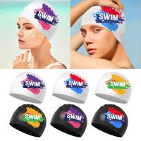 Waterproof Outdoor Sports Adult Kids Loose Head Swimming Cap Swim Pool Cap Swim Hat Diving Hat Swim Caps