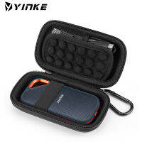 Yinke เคสแข็งสำหรับ SanDisk ExtremeSanDisk Extreme Pro แบบพกพาหน่วยความจำภายนอก SSD 500GB 1TB 2TB กระเป๋าเก็บของผ้าคลุมเวลาเดินทาง