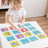 Cartes de jeu Montessori pour enfants jouets éducatifs apprentissage de la mémoire jeux dassociation puzzle numérique animaux océan