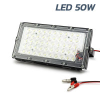 ไฟสปอตไลท์ LED กันน้ำ ขนาด 50W โคมไฟ ไฟถนน โคมไฟภูมิทัศน์ ดวงไฟ 50 ดวง พร้อมปลั๊กไฟ พร้อมใช้งานทันที Digitalyard