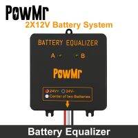 PowMr Batteyy อีควอไลเซอร์สำหรับสองชิ้น12V ระบบธนาคารแบบเจลฟลัดแบ็ทแบตเตอรี่ชนิดน้ำกรดเครื่องควบคุมบาลานซ์