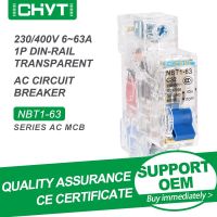 Gratis Ongkir CHYT NBT1-63 1P 2P 3P 4P ราง Din โปร่งใส AC 230/400V 6kA 63A C ชนิด C เบรกเกอร์ MCB ลมมินิ