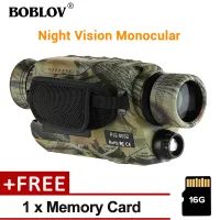 Boblov PJ2 ดิจิตอล Night Vision monocular 5x32 ซูมอินฟาเรด Night Vision กล้องบันทึกวิดีโอ DVR ฟรีการ์ด 16GB พร้อมฟิลเตอร์พิเศษสำหรับการใช้งานในชีวิตประจำวัน