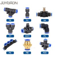 1PCS PU/PY/PV/PZA/PE Pneumatic Fitting Pipe Tube Air Quick Fittings 4mm 6mm 8mm 10mm 12mm 14mm Water Push In Hose Couping