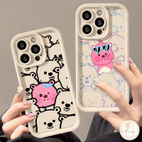 เคสโทรศัพท์ INS รูปวงแหวนน่ารักเกาหลีเข้ากันได้กับ IPhone 15 11 13 14 12 Pro Max 7Plus XR 8 6S 7 6 Plus X XS MAX SE 2020แว่นกันแดดลายการ์ตูนน่ารัก Loopy