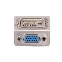 ✌◑❈ 1pc DVI D Male To VGA Female Socket Adapter Converter VGA To DVI/24 1 Pin Male To VGA Female Adapter Converter