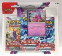 PE PE-PAED--ti3blis Pokemon TCG Paldea Evolved 3 Blister Pokemon 3 Blister 3 EN Pack 1820650853531