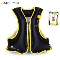 Adult Inflatable Swim Vest Life Jacket for Snorkeling Floating Device Swimming Drifting Surfing Water Sports Life Saving  Life Jackets