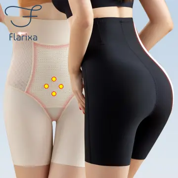 Flarixa Seamless High Waist Postpartum Panties Women's Abdomen Hip Lift  Briefs Body Shaping Pants Plus Size