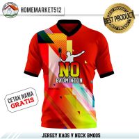 แฟชั่นใหม่ Baju Jersey Kaos Badminton V nek BM005 Kaos Jersey Dewasa Premium Size Jumbo [UNK] หน้าแรก เครื่องหมายการค้า 512 2023