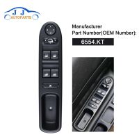 YAOPEI Black Car Auto Driver Side Front Window Control Switch 6554.KT For Peugeot 307 307CC 307SW